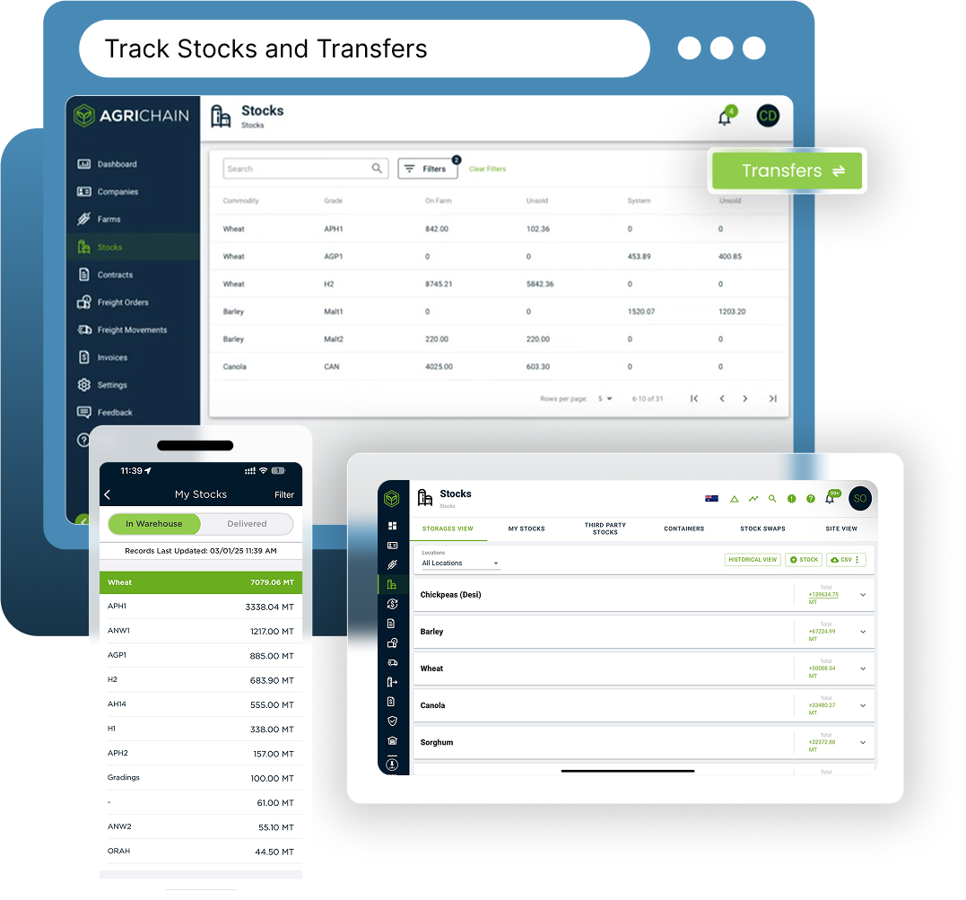 Track Inventory and Stock Positions