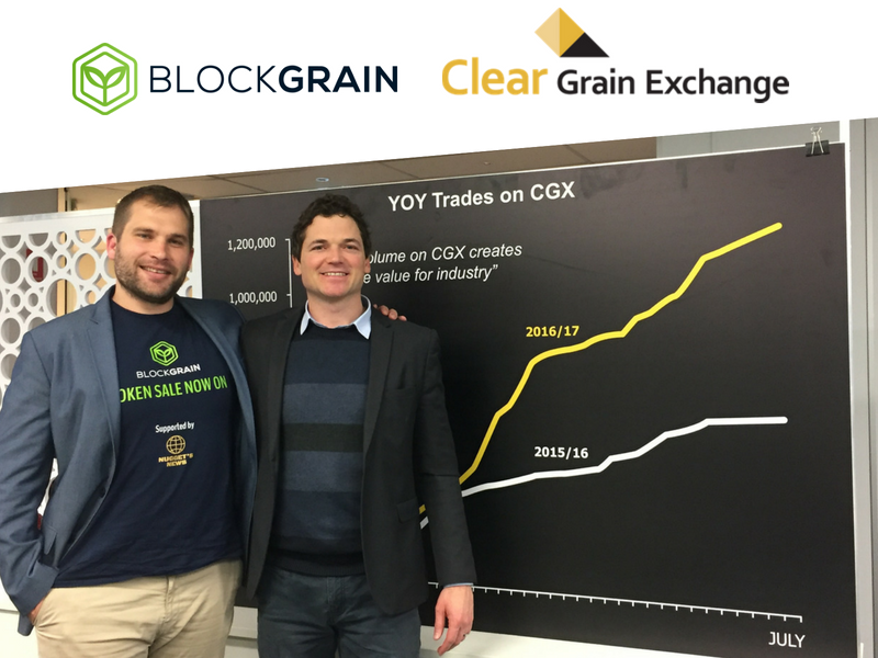 Clear Grain Exchange and AgriChain announce strategic relationship