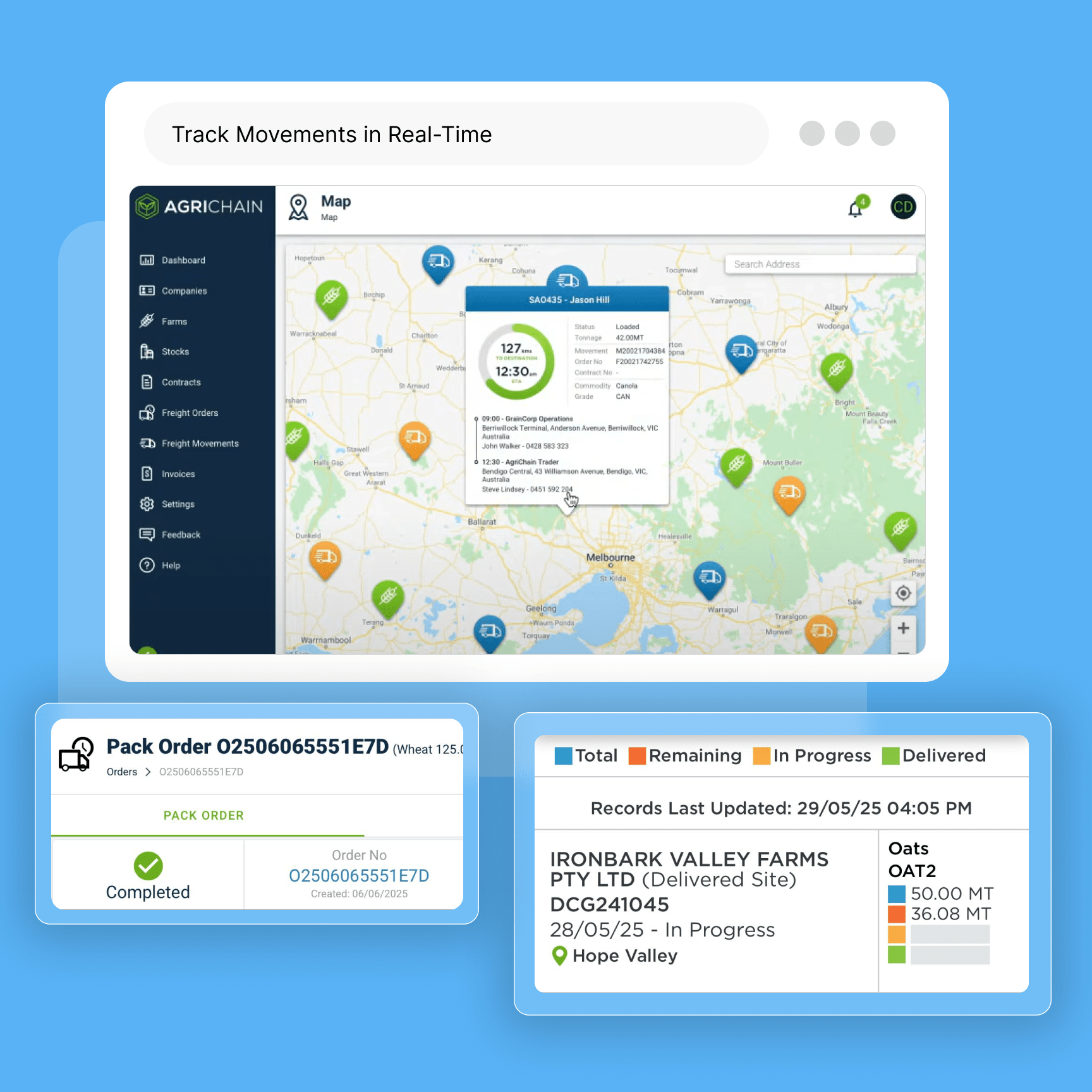 Track Movements in Real-Time