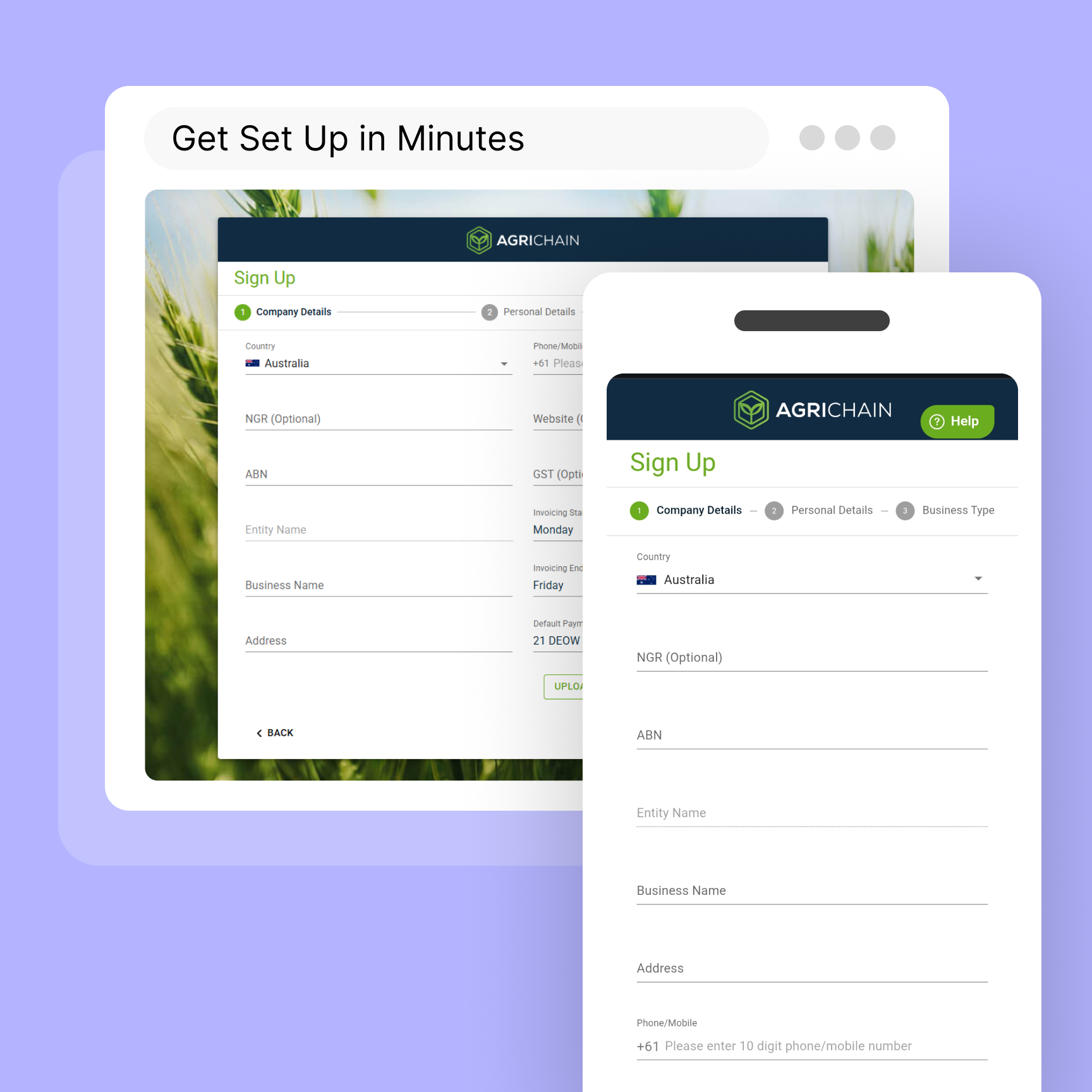 Get Set Up in Minutes