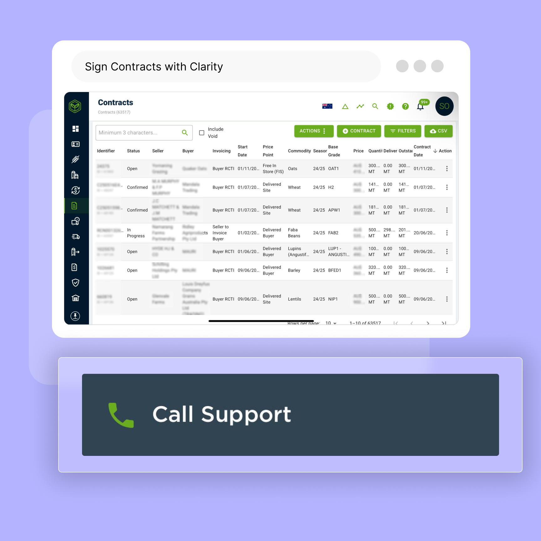 Sign Contracts with Clarity