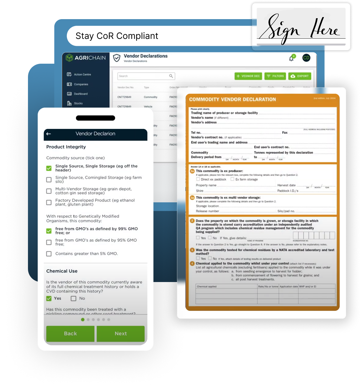 Stay CoR Compliant