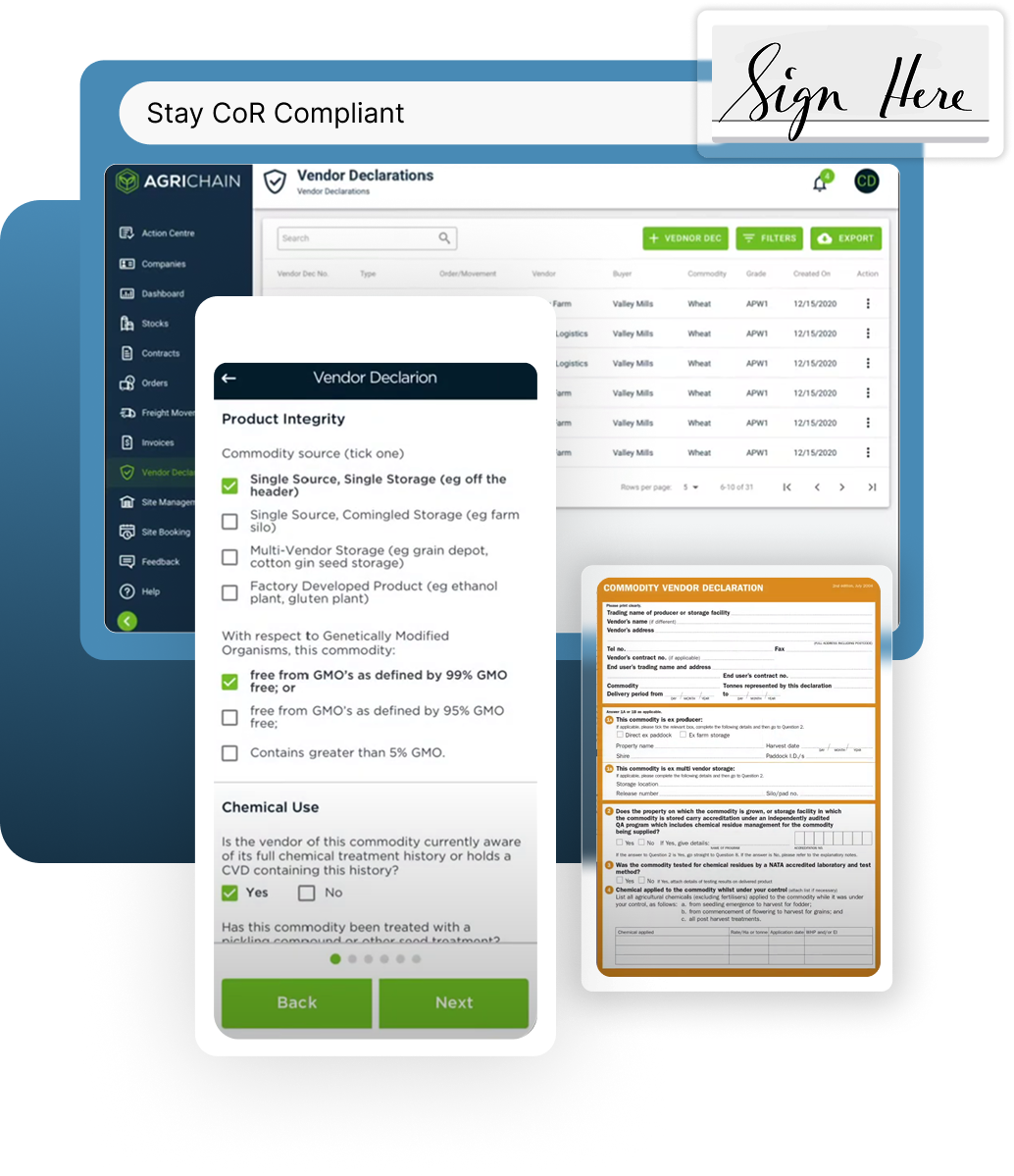 Stay CoR Compliant