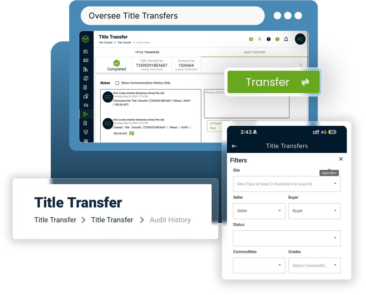 Oversee Title Transfers